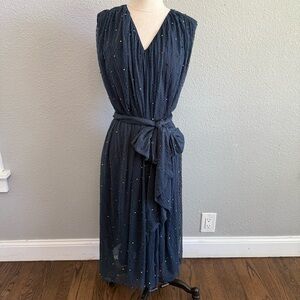 Megan Park Beaded Midi Dress Size 0‎